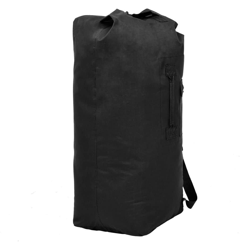 vidaXL Plunjezak legerstijl 85 L zwart