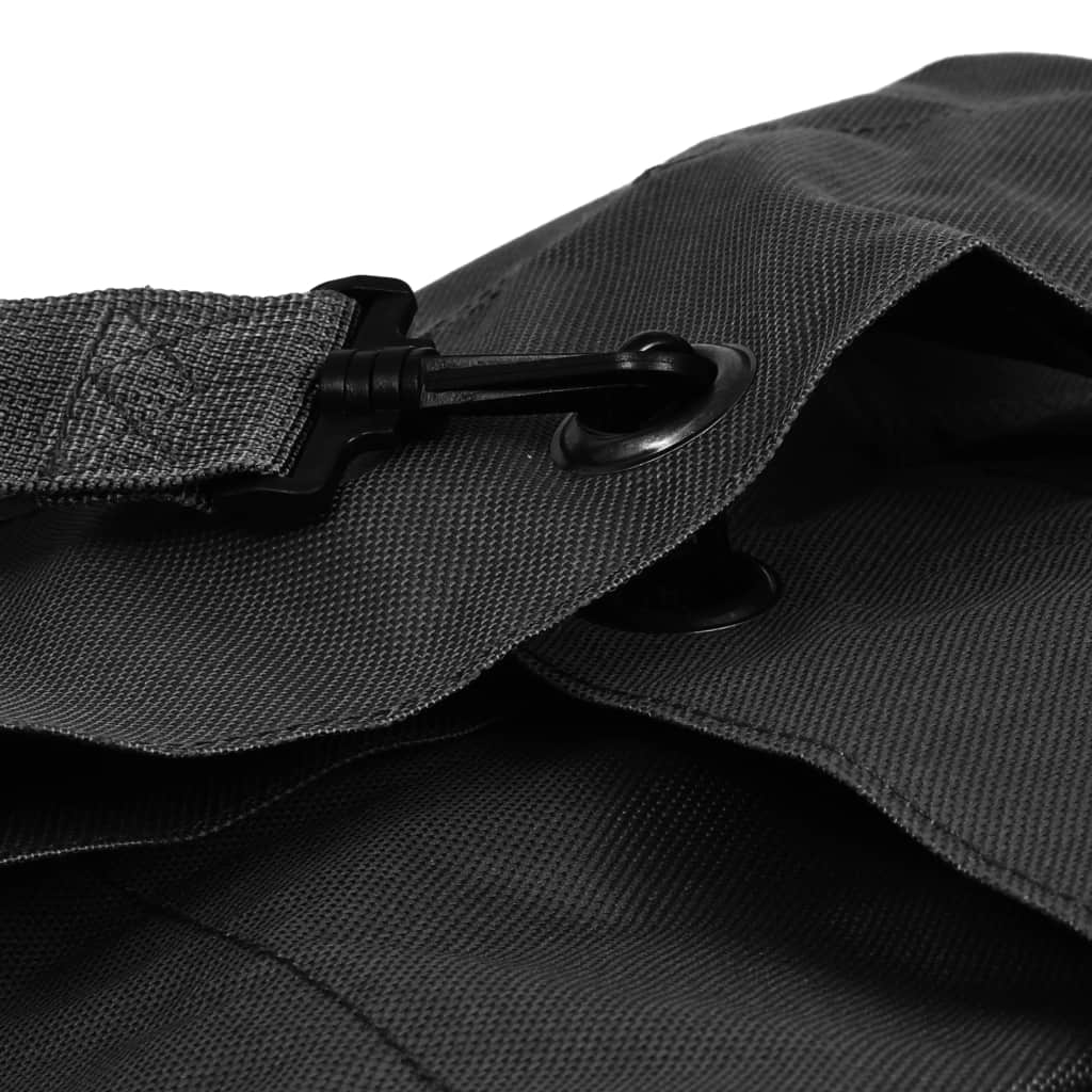vidaXL Plunjezak legerstijl 85 L zwart