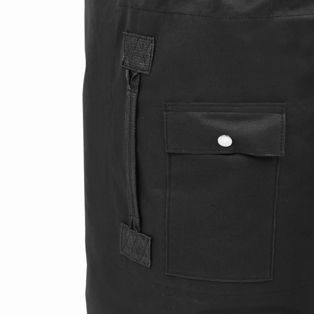 vidaXL Plunjezak legerstijl 85 L zwart