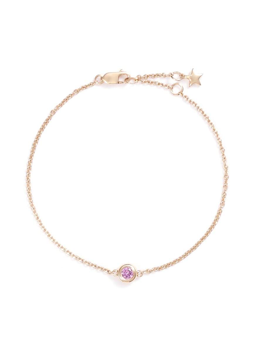 Sapphire 18k yellow gold bracelet - LC Collection Jewellery - Metallic