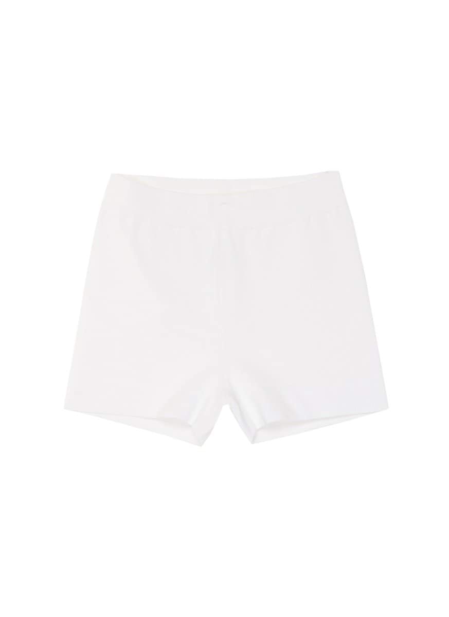 Joustavat neulotut shortsit - Azzedine Alaïa - Valkoinen