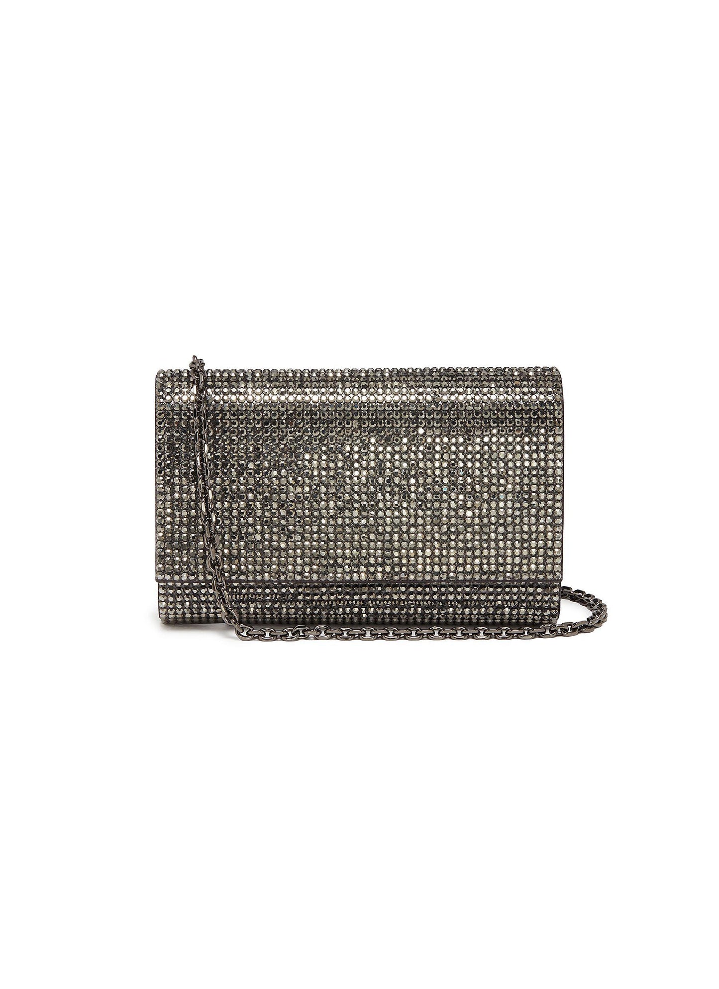 'Fizzy' crystal pavé minaudière - Judith Leiber - Metallic