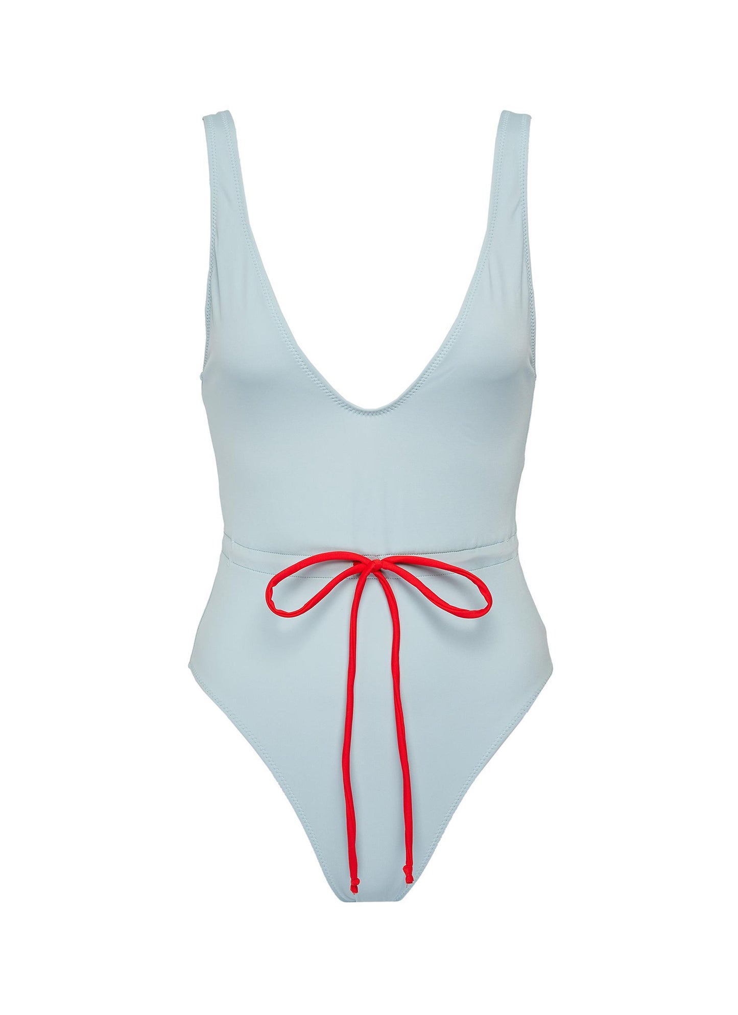 'The Michelle Tie' one-piece swimsuit - Solid & Striped - Blue