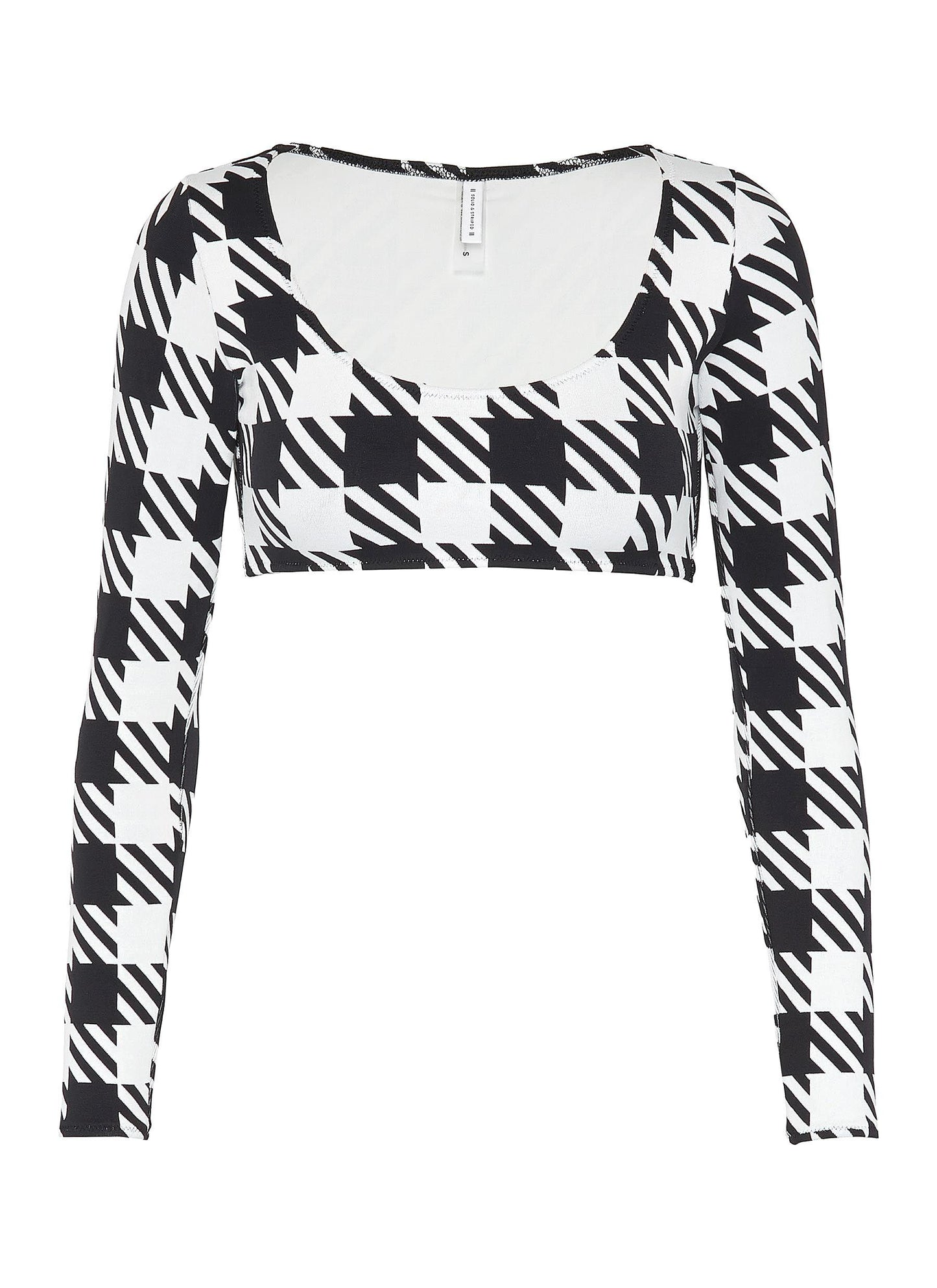 'The Colette' gingham check long sleeve bikini top - Solid & Striped - Multi-colour