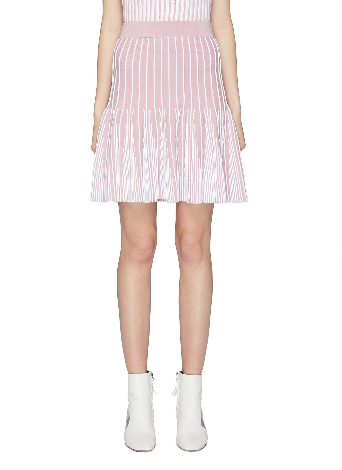 Ivy-raidallinen neulottu hame - PH5 - Monivärinen