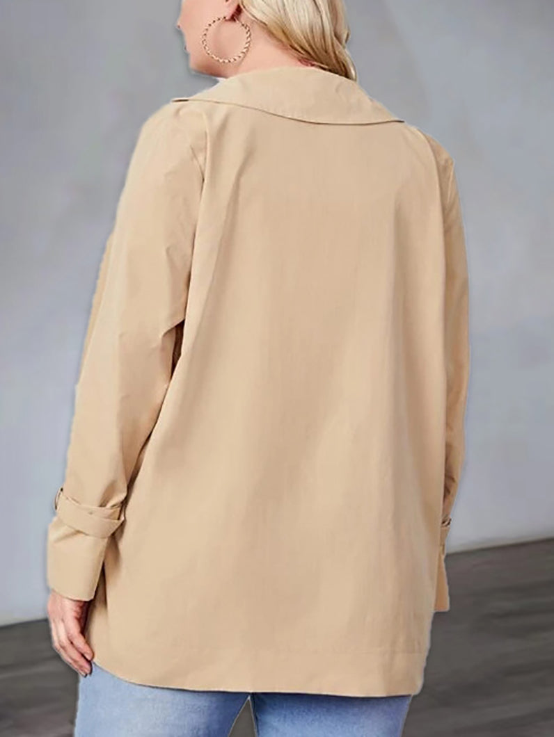 Women's Solid Color Coat