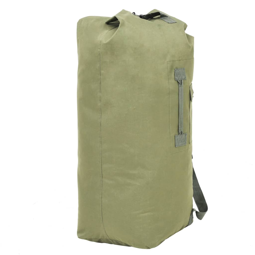vidaXL Sporttas legerstijl 85 L olijfgroen