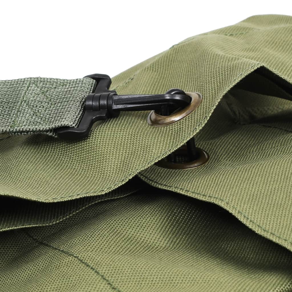 vidaXL Sporttas legerstijl 85 L olijfgroen