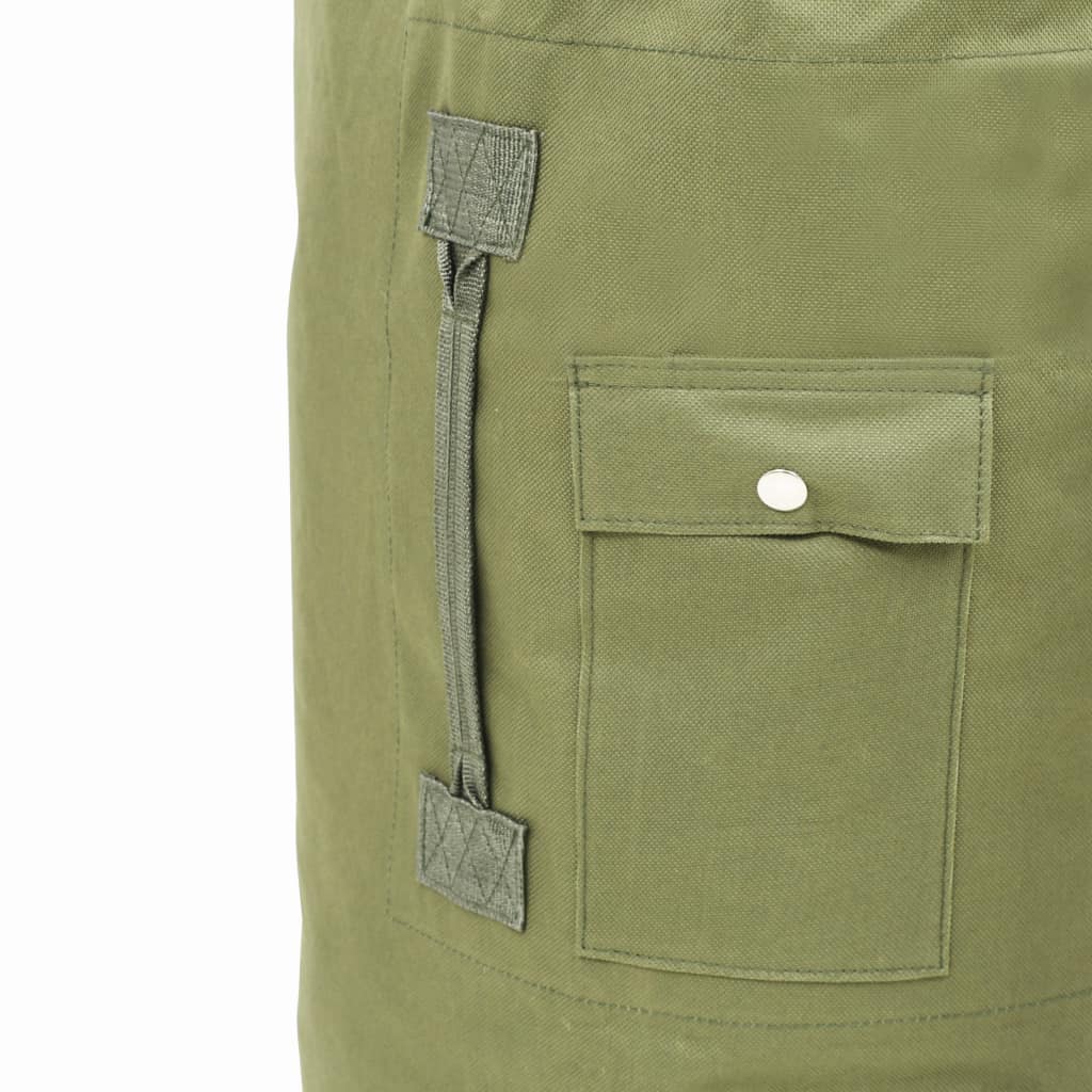 vidaXL Sporttas legerstijl 85 L olijfgroen