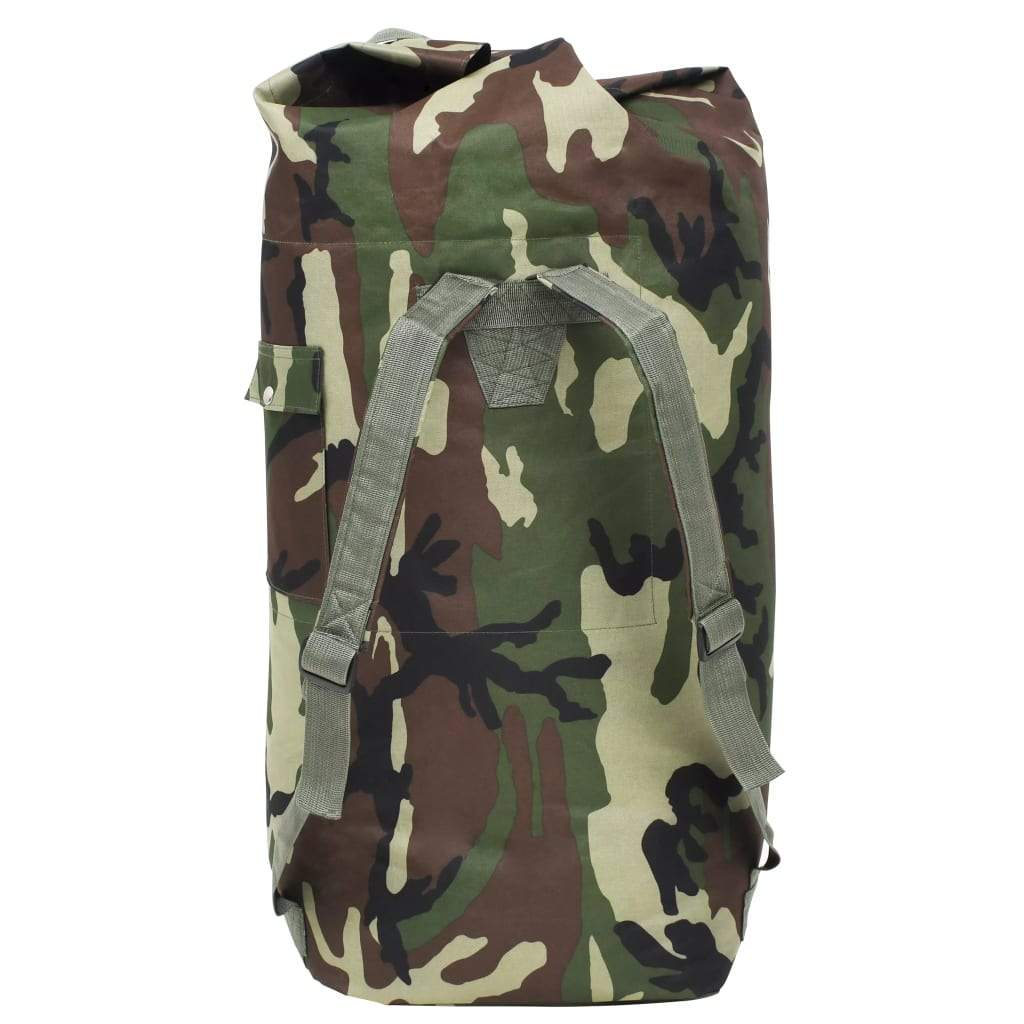 vidaXL Sporttas legerstijl 85 L camouflage