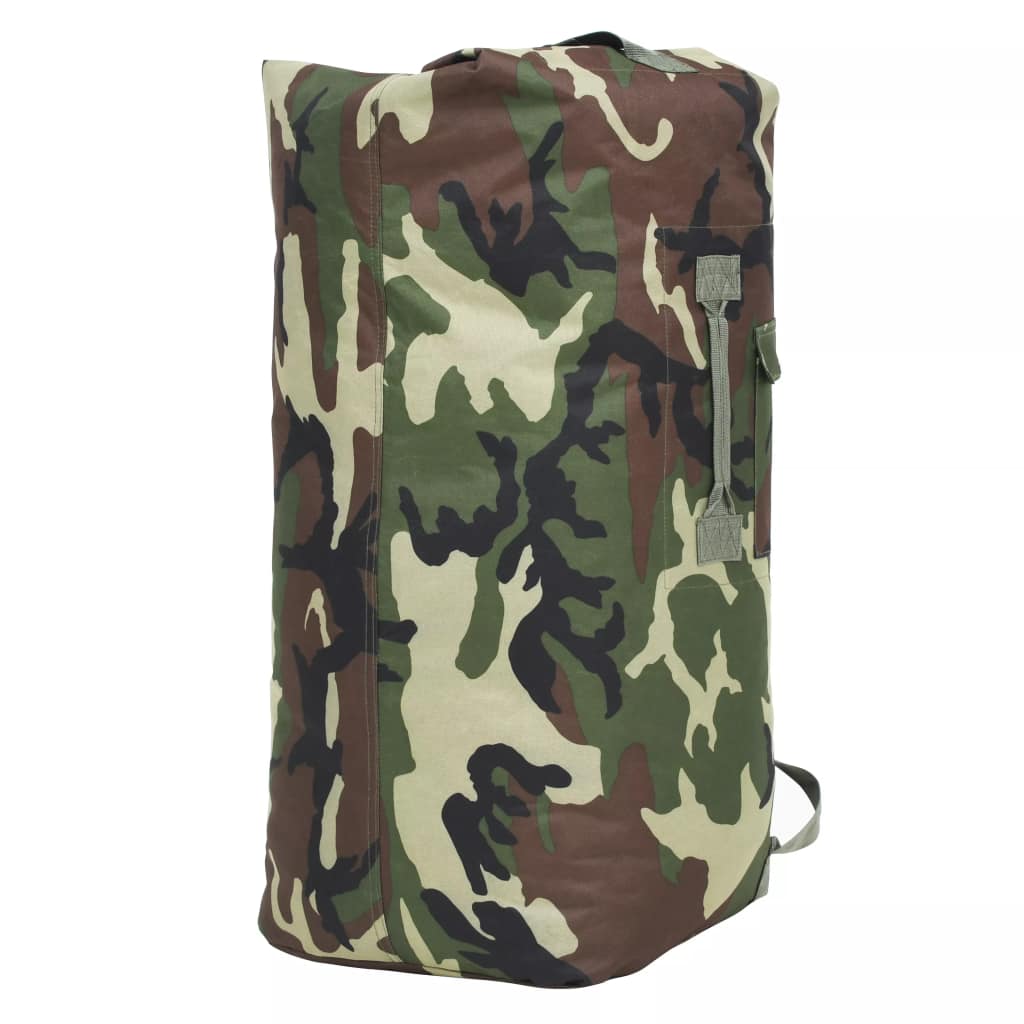 vidaXL Sporttas legerstijl 85 L camouflage