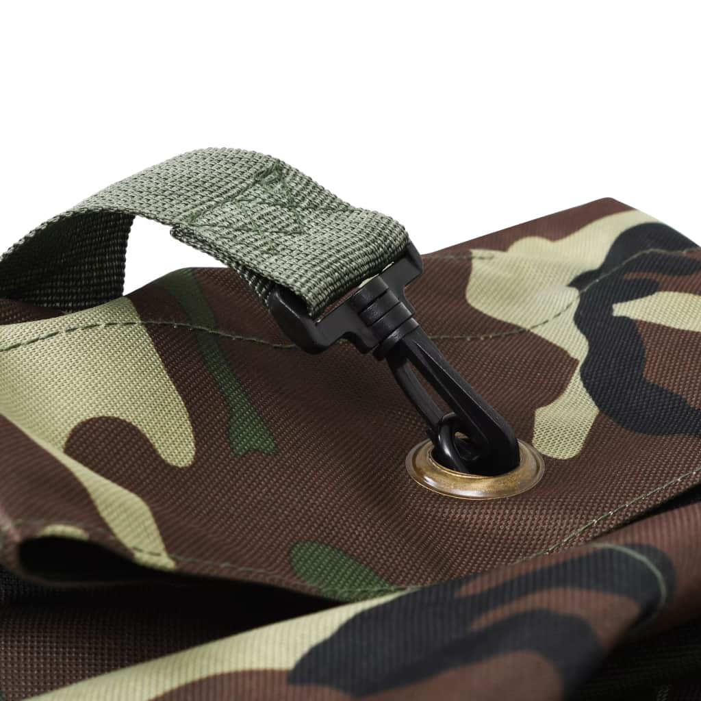 vidaXL Sporttas legerstijl 85 L camouflage