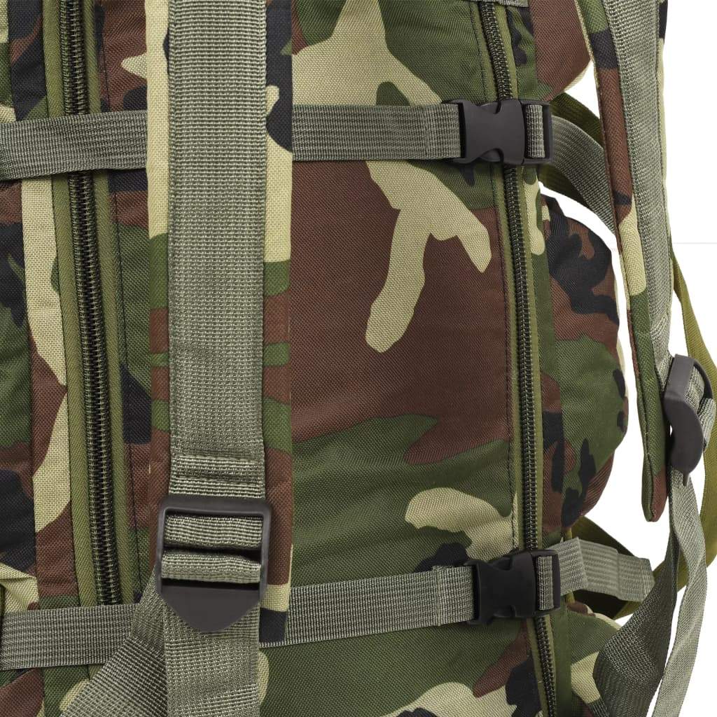 vidaXL Plunjezak 3-in-1 legerstijl 120 L camouflage