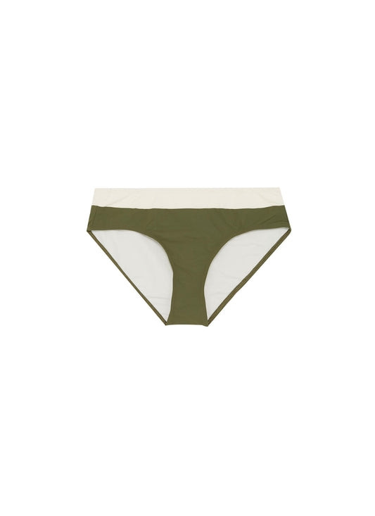'Lori' contrast waist bikini briefs - Flagpole Swim - Multi-colour