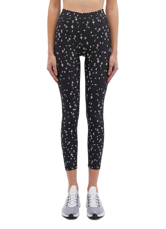 'Signs Dance' print performance midi leggings - THE UPSIDE - Multi-colour