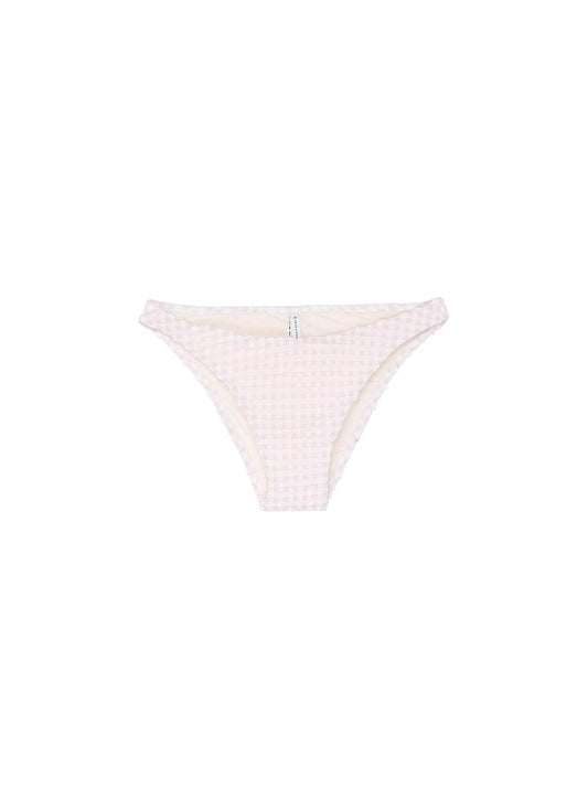 'The Eloise' gingham check seersucker bikini bottoms