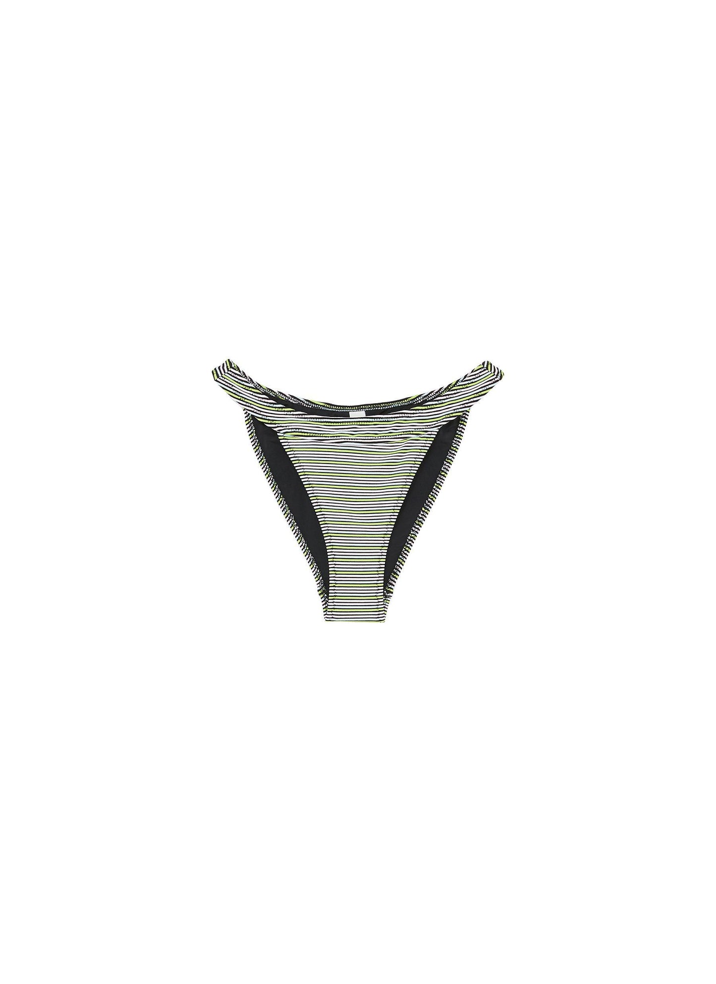 'The Cleo' stripe ottoman knit bikini bottoms