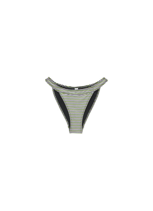 'The Cleo' stripe ottoman knit bikini bottoms
