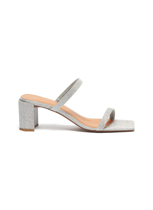 'Tanya' glittered sandals
