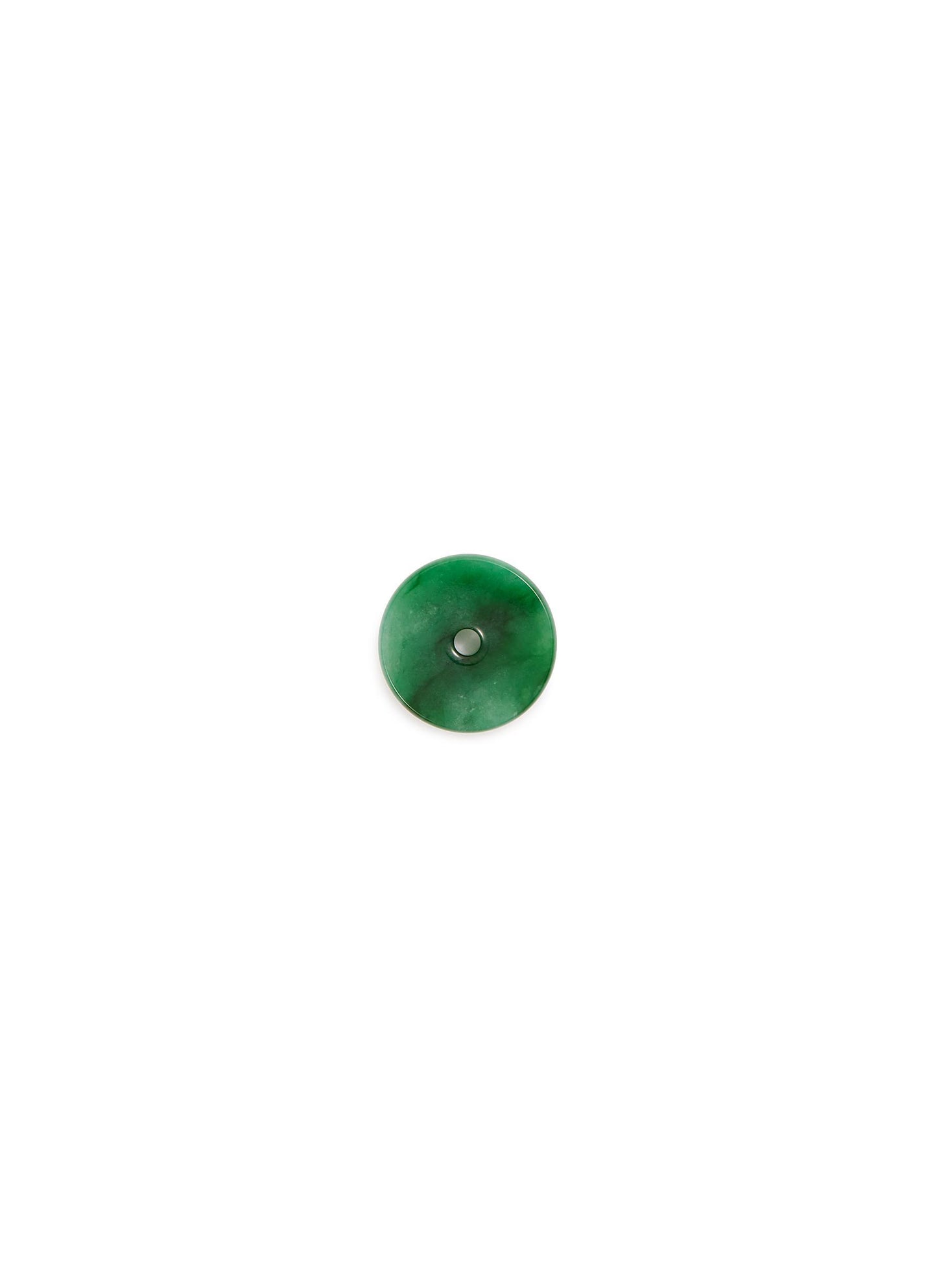 Jade disc pendant - Samuel Kung - Metallic