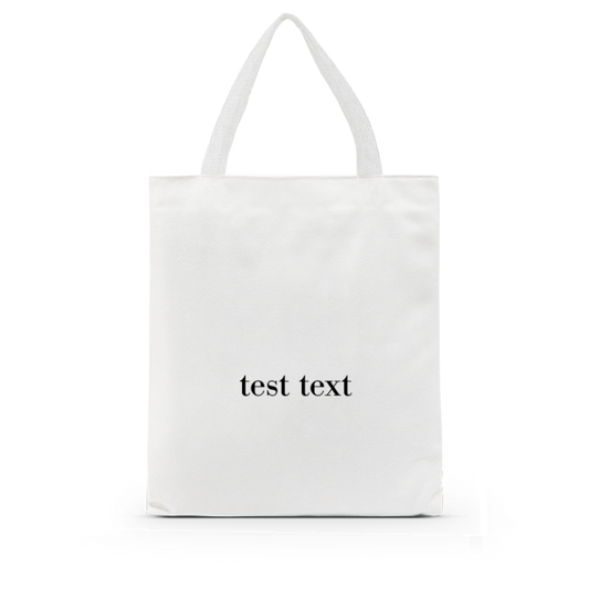 Custom Original Photo Print Canvas Bag